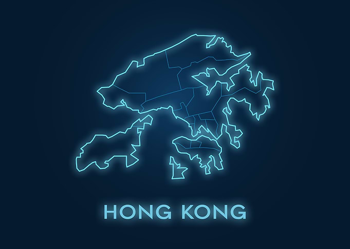 Hong Kong Neon Map
