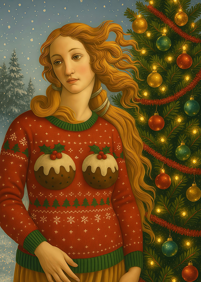 Venus in Christmas Sweater