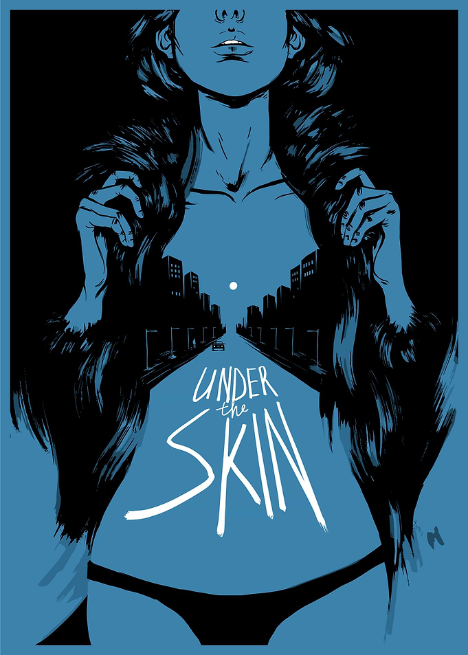 Under the Skin Retro Poster
