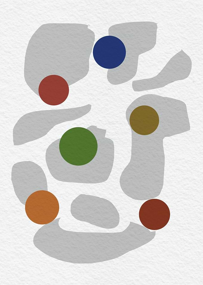 Retro Dots, Shapes and Paper