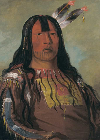 Native American Portrait Painting