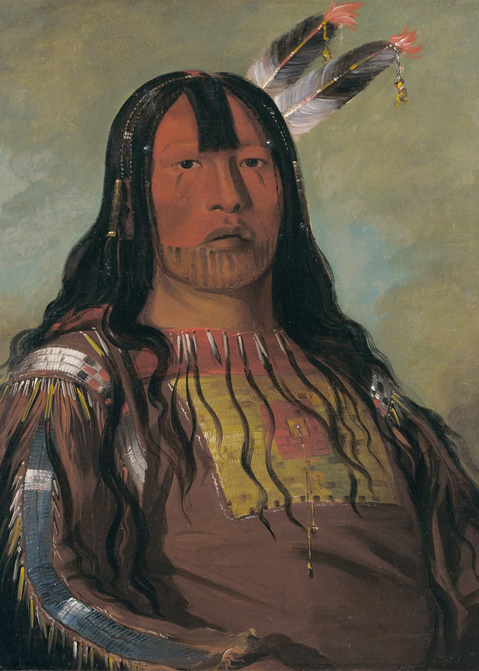 Native American Portrait Painting
