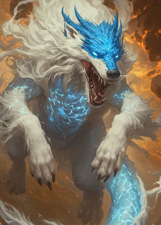 Fierce Wolf Creature