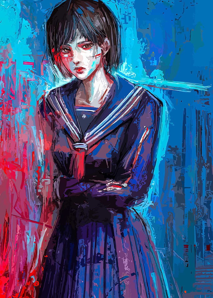 Girl in Sailor Uniform