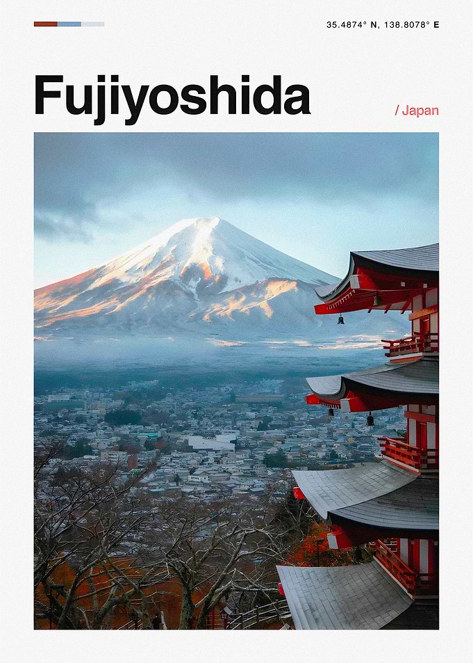 Fujiyoshida Japan Landscape