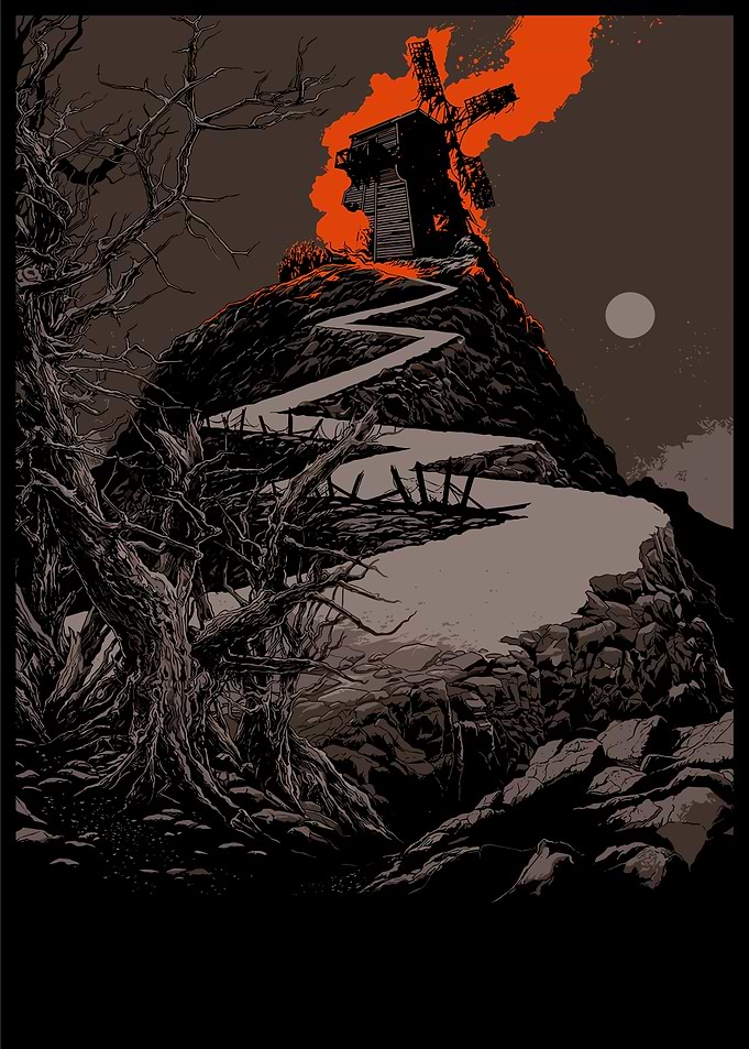 Burning Windmill Frankenstein