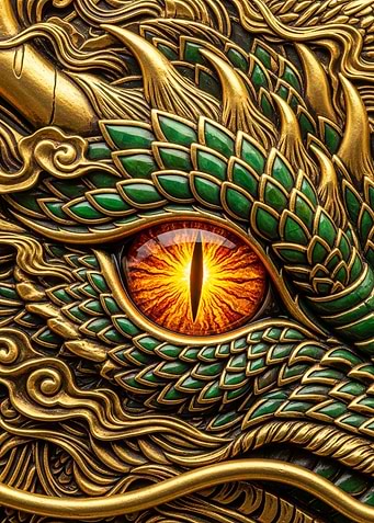 Dragon Eye Close-Up