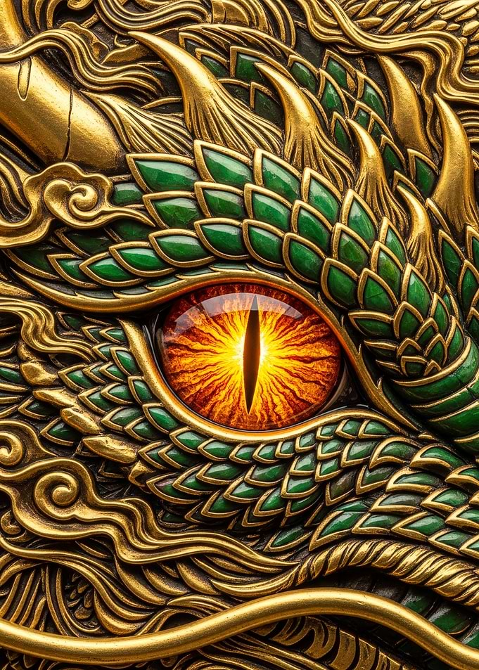 Dragon Eye Close-Up
