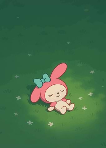 My Melody Sleeping Grass