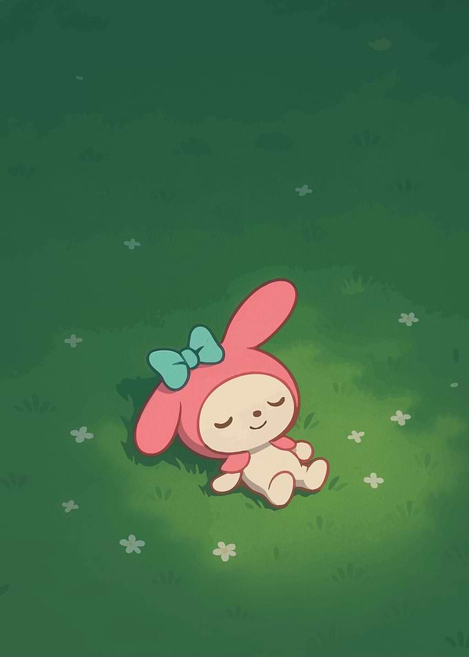 My Melody Sleeping Grass
