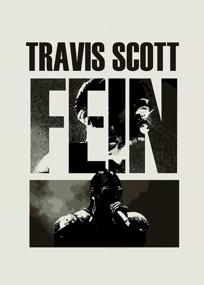 Travis Scott FE!N Poster