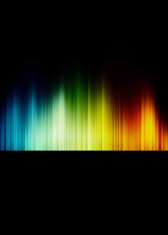 Colorful Light Spectrum on Black Background