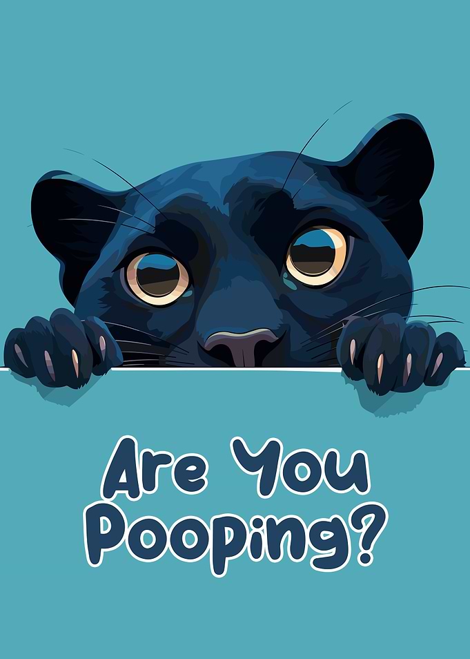 Are You Pooping? Black Panther Art
