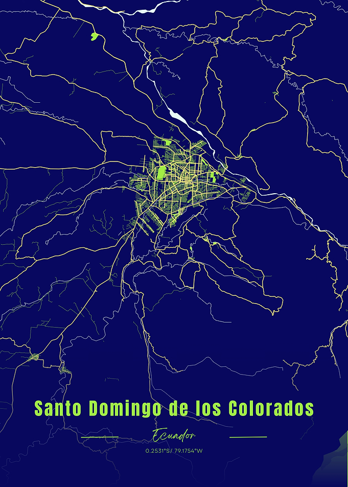 Santo Domingo de los Colorados Map