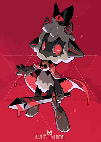 Cult of the Lamb Cartoon Character