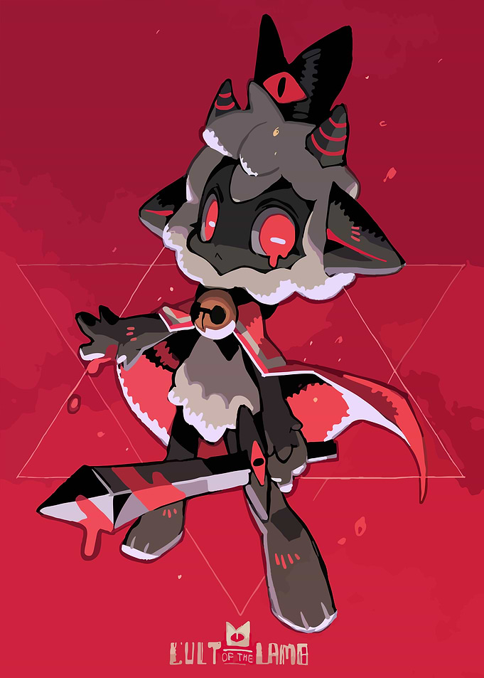Cult of the Lamb Cartoon Character