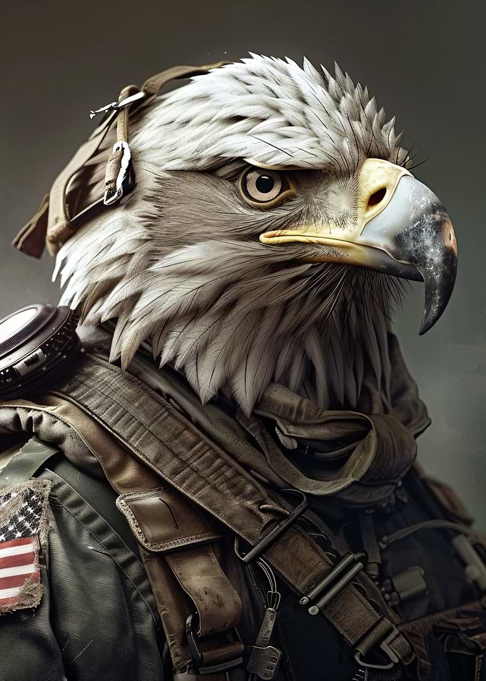 Eagle Soldier Portrait