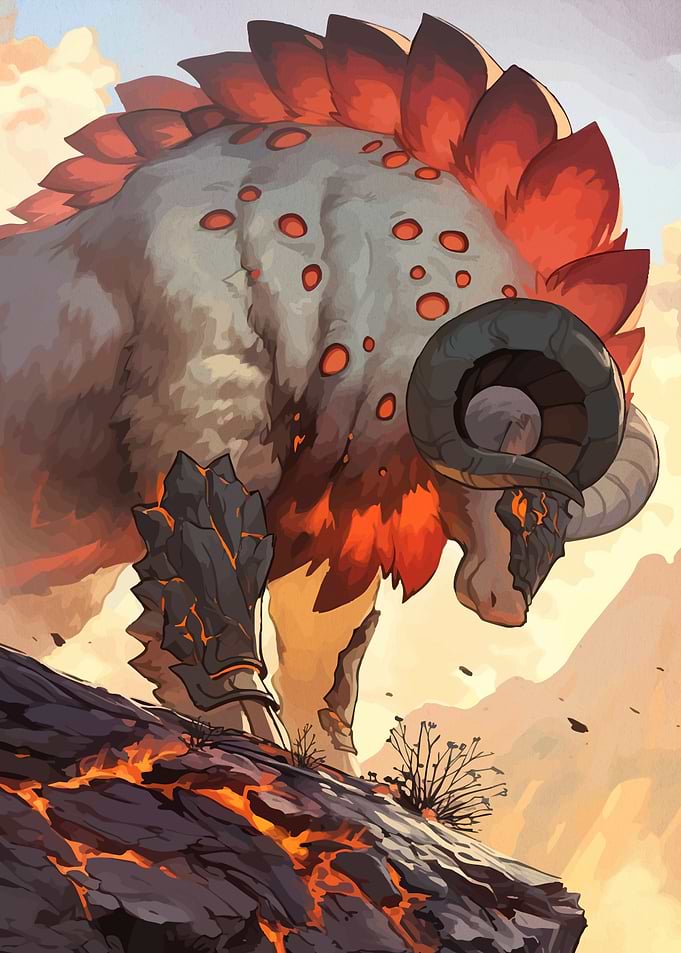 Lava Beast Rocky Terrain