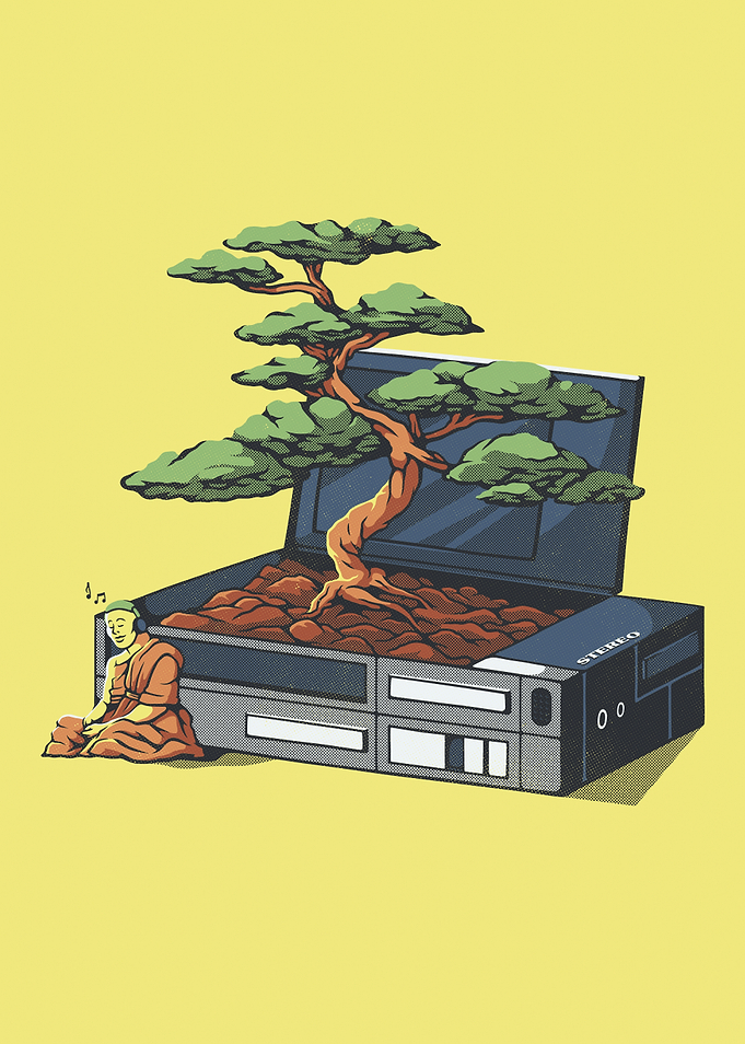 Walkman Bonsai