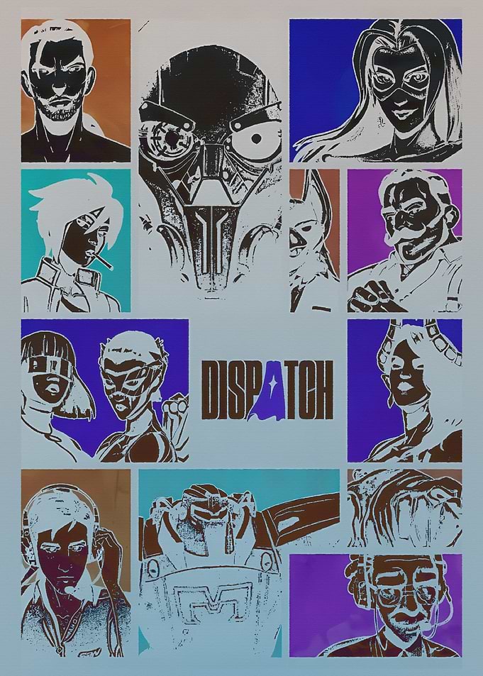 Dispatch Character Collage