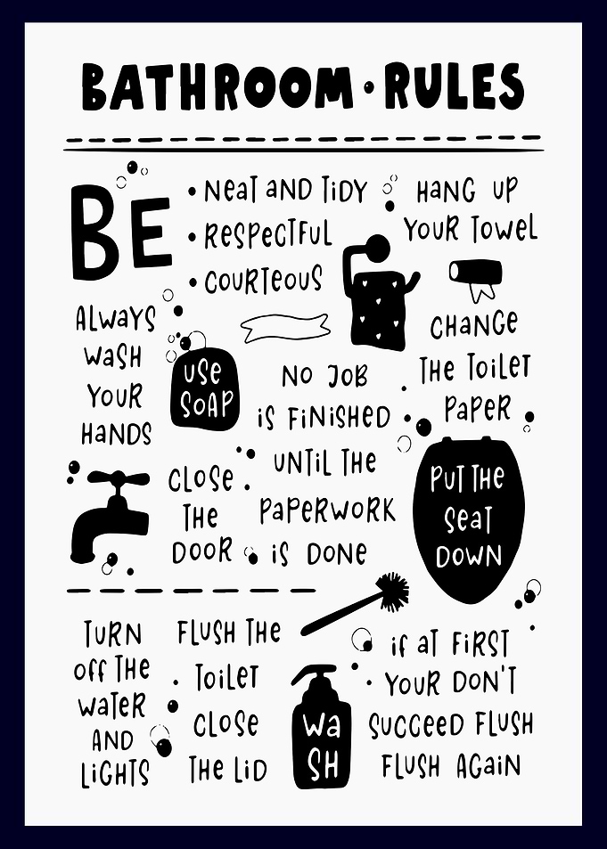 Thousand Bathroom Rules Royalty