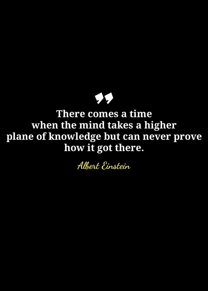 Einstein Quote on Knowledge
