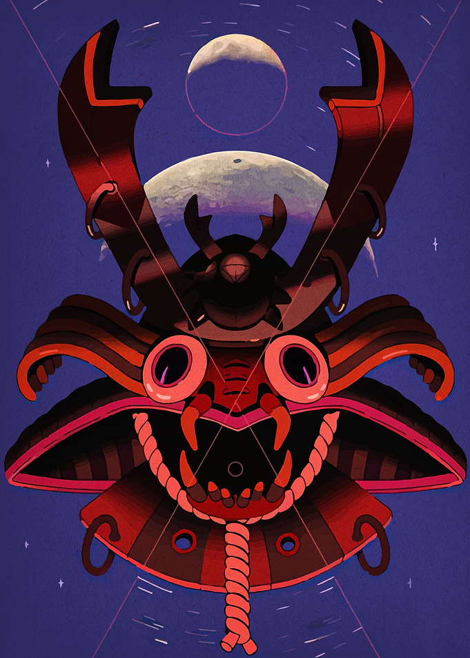 Samurai Beetle in Space