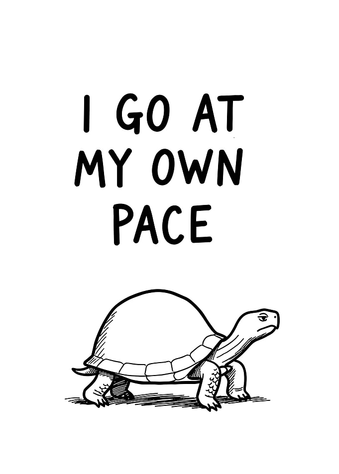 I Go At My Own Pace