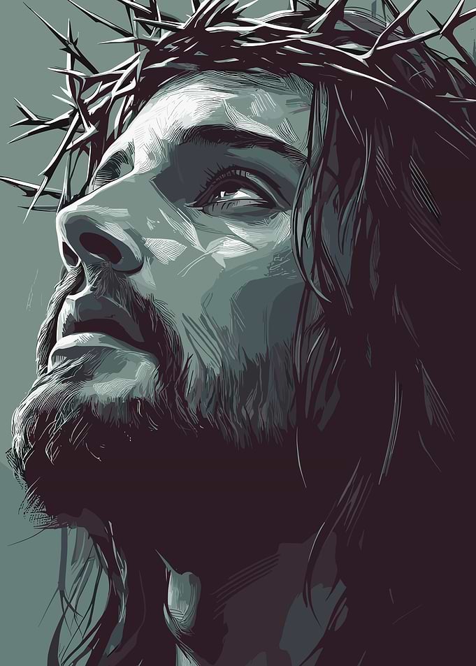 Jesus Christ with Crown of Thorns