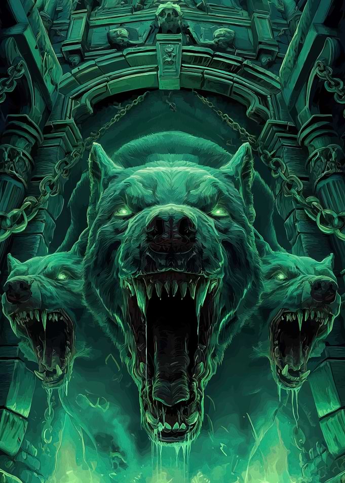 Three-Headed Dog Guardian