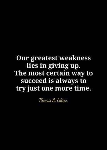 Inspirational Quote by Thomas A. Edison