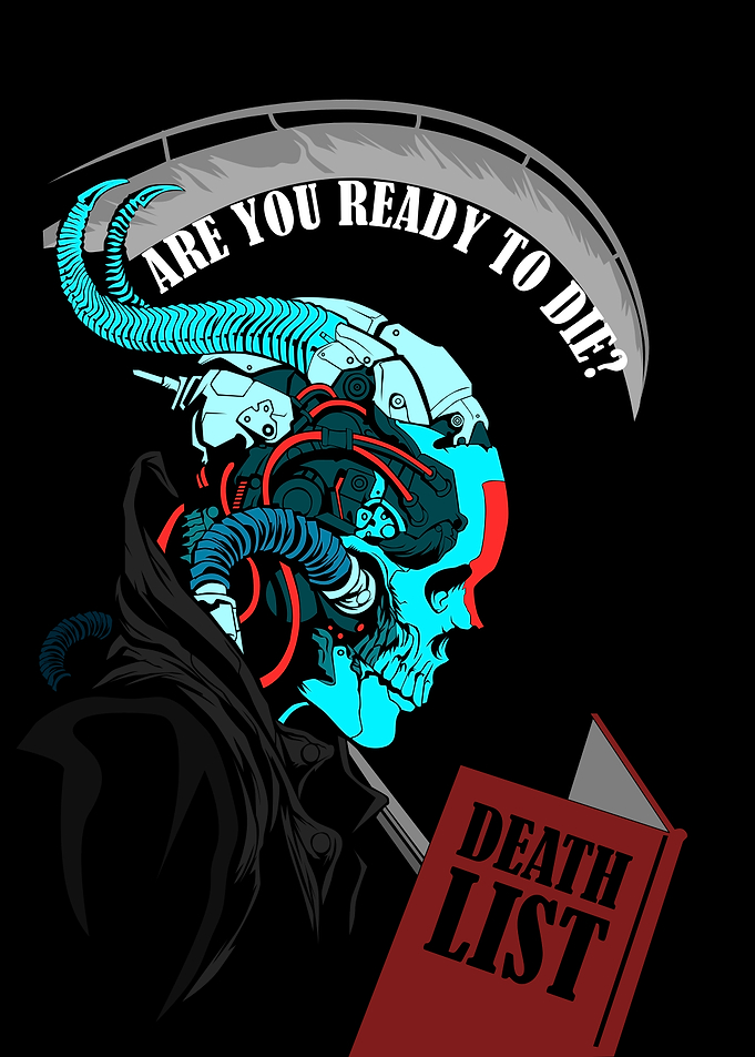Cyberpunk Grim Reaper Death List