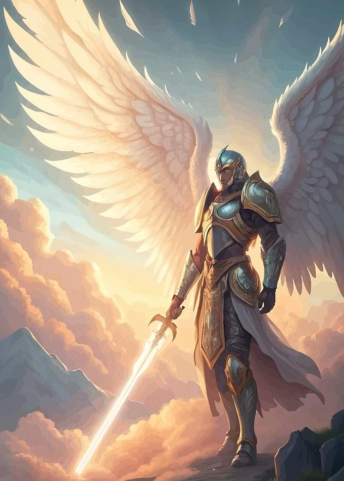 Winged Warrior Sword