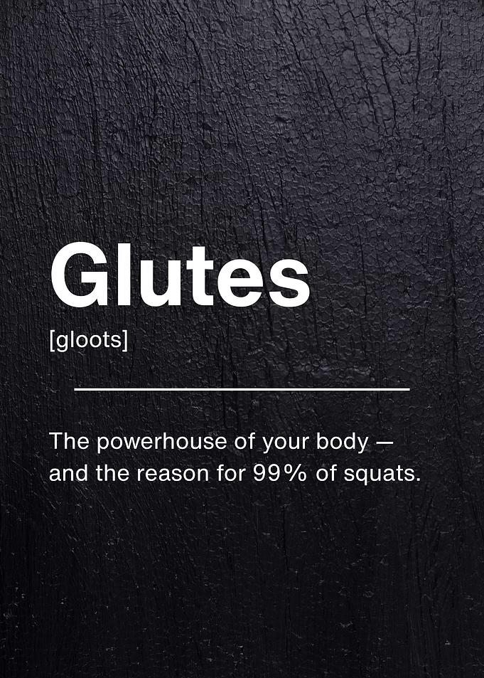 Glutes Funny Definition