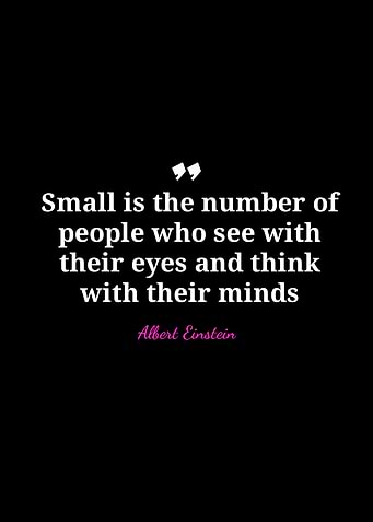 Albert Einstein Quote on Black