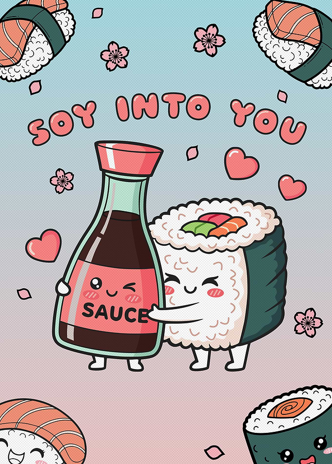 Soy Into You Kawaii Sushi Art