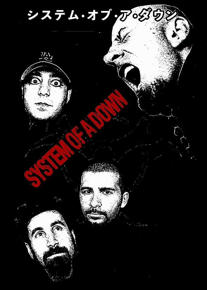 System of a Down Band Poster