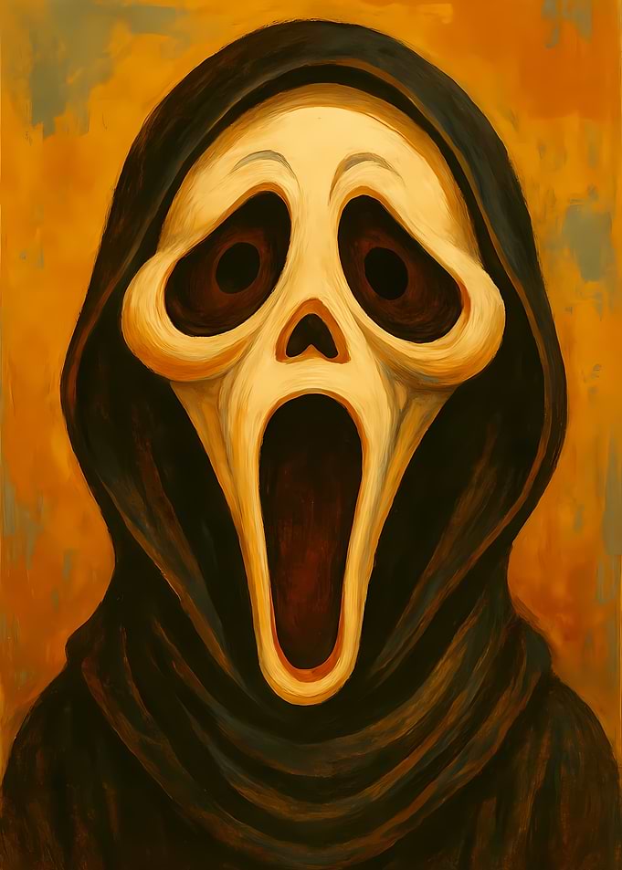 Scream Ghostface Mask Painting