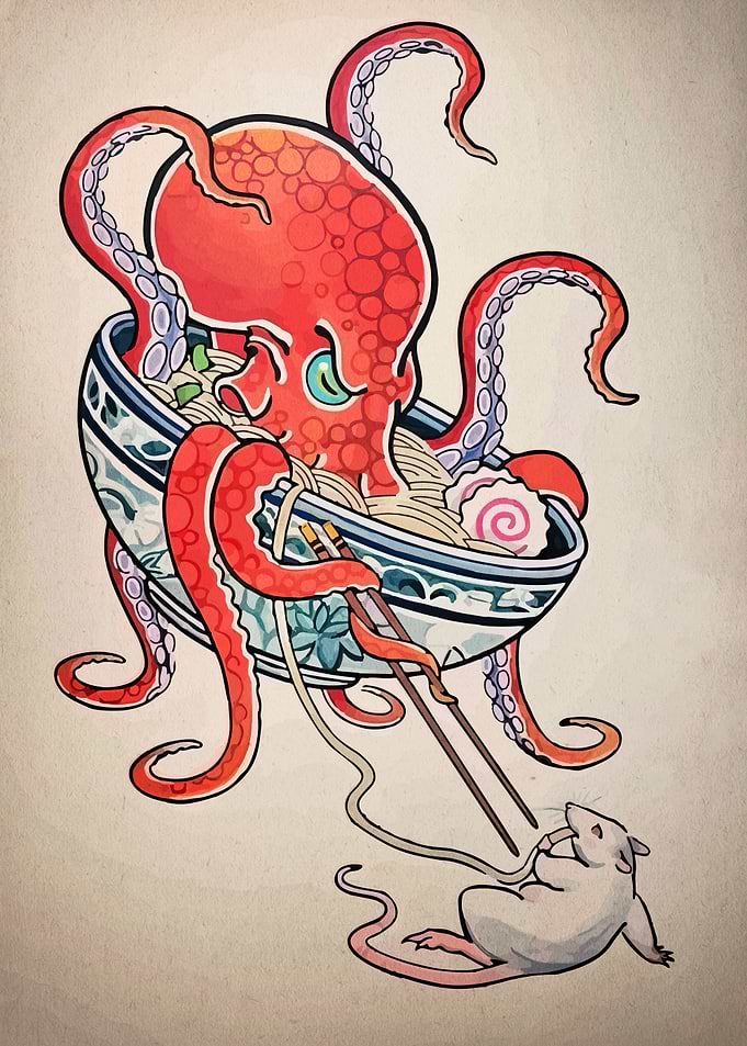 Octopus Ramen Feast
