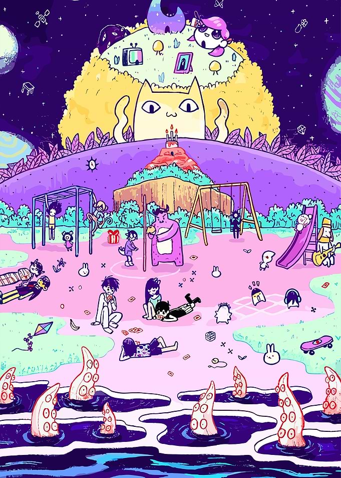 Omori Playground Scene