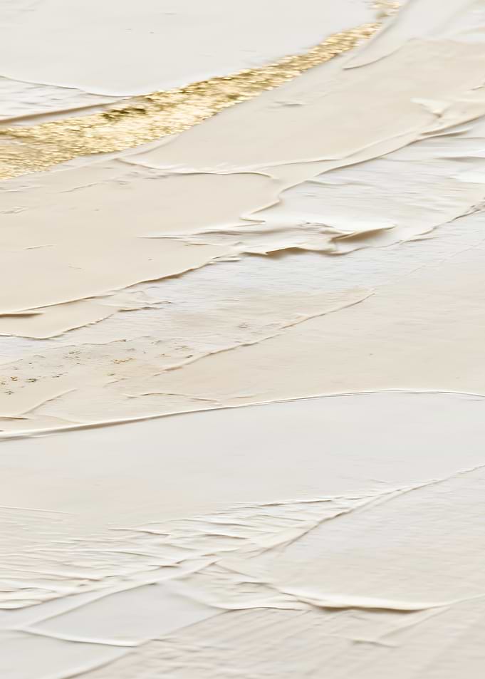 Golden Bee on Soft Neutrals