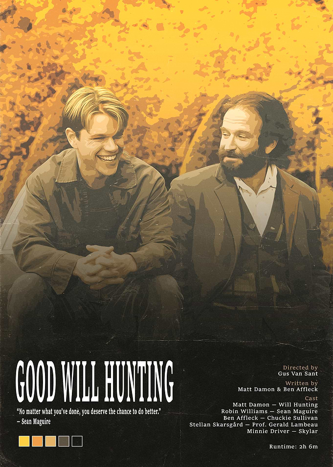 Good Will Hunting Movie Poster