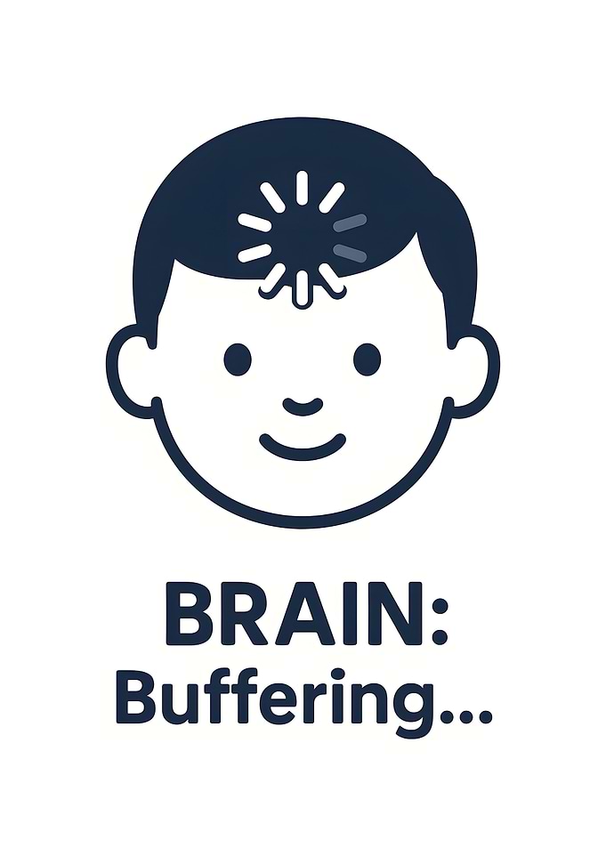 Brain Buffering Icon