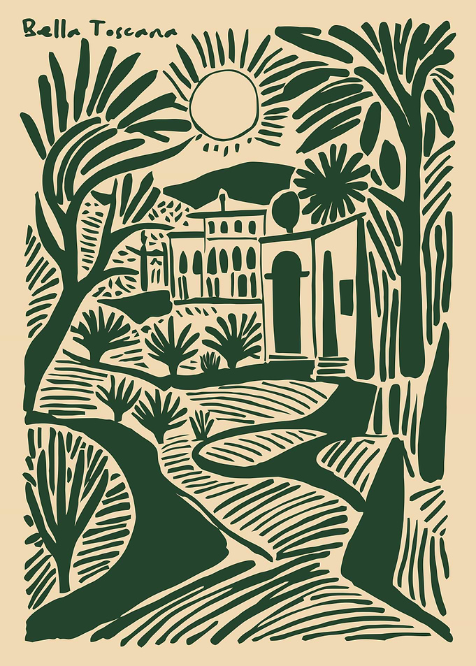 Bella Toscana Illustration