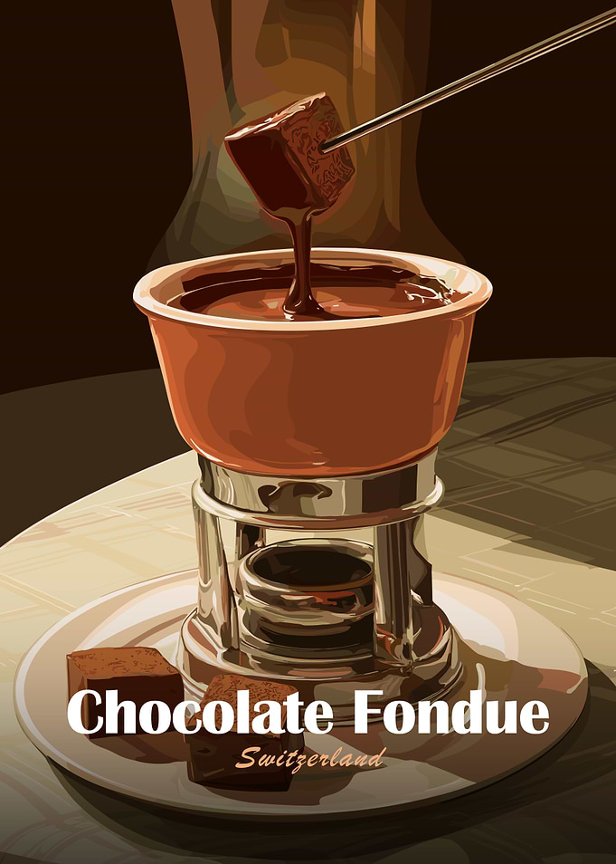 Chocolate Fondue Switzerland