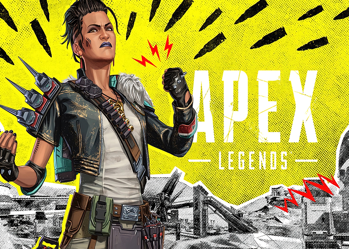 Apex Legends Mad Maggie character art
