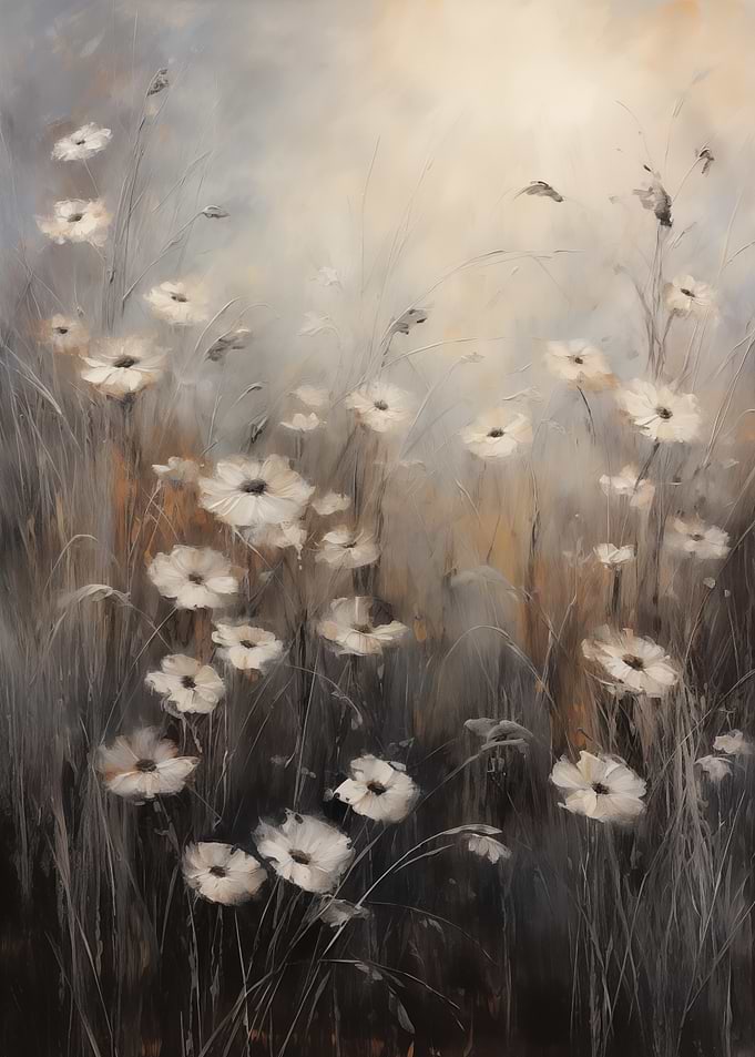 Floral Field Painting