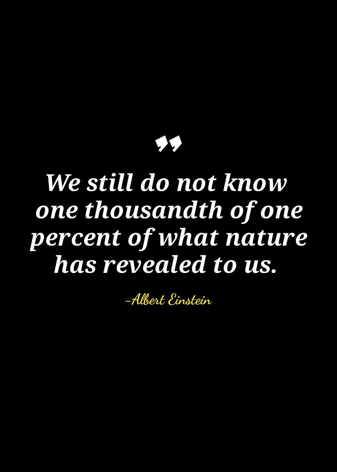 Einstein Quote on Nature's Mysteries