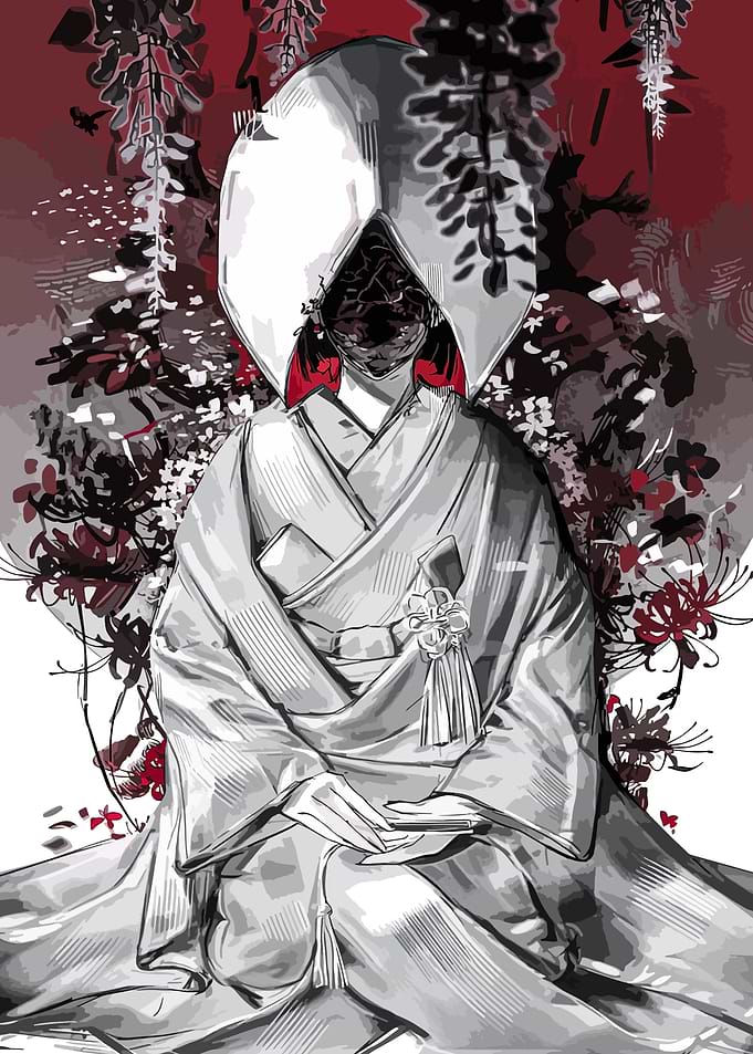Japanese Bride in Traditional Attire