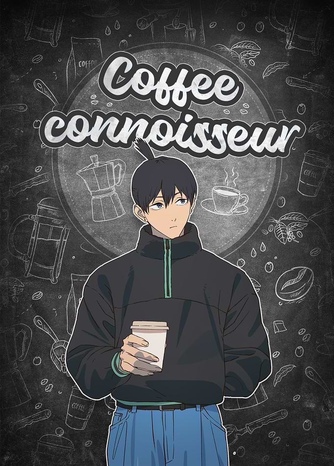 Chainsaw Man Aki Hayakawa Coffee Connoisseur